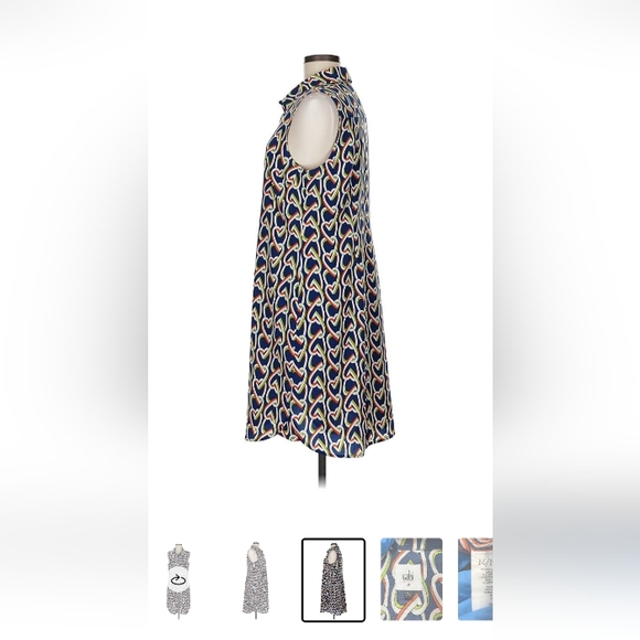 CAbi Amour Dress OR Open Vest Sz Medium Hearts Excellent condition - Picture 7 of 11